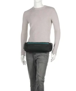 Piquadro Fanny Packs|Crossbody Bags-Corner H2O Fanny pack recycled polyester