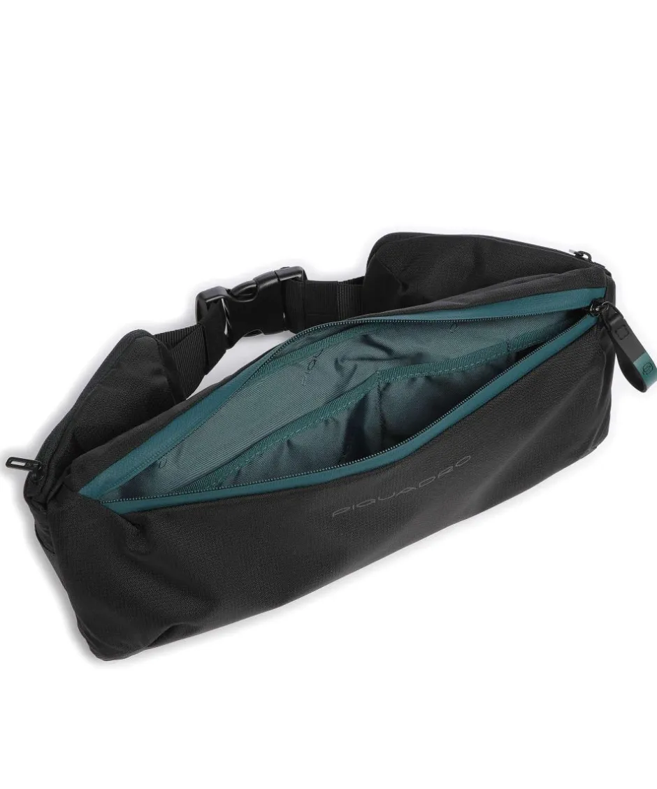 Piquadro Fanny Packs|Crossbody Bags-Corner H2O Fanny pack recycled polyester