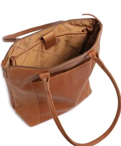 The Chesterfield Brand Tote Bags-Cow Wax Pull Up Altona Tote bag 14″ fine grain leather