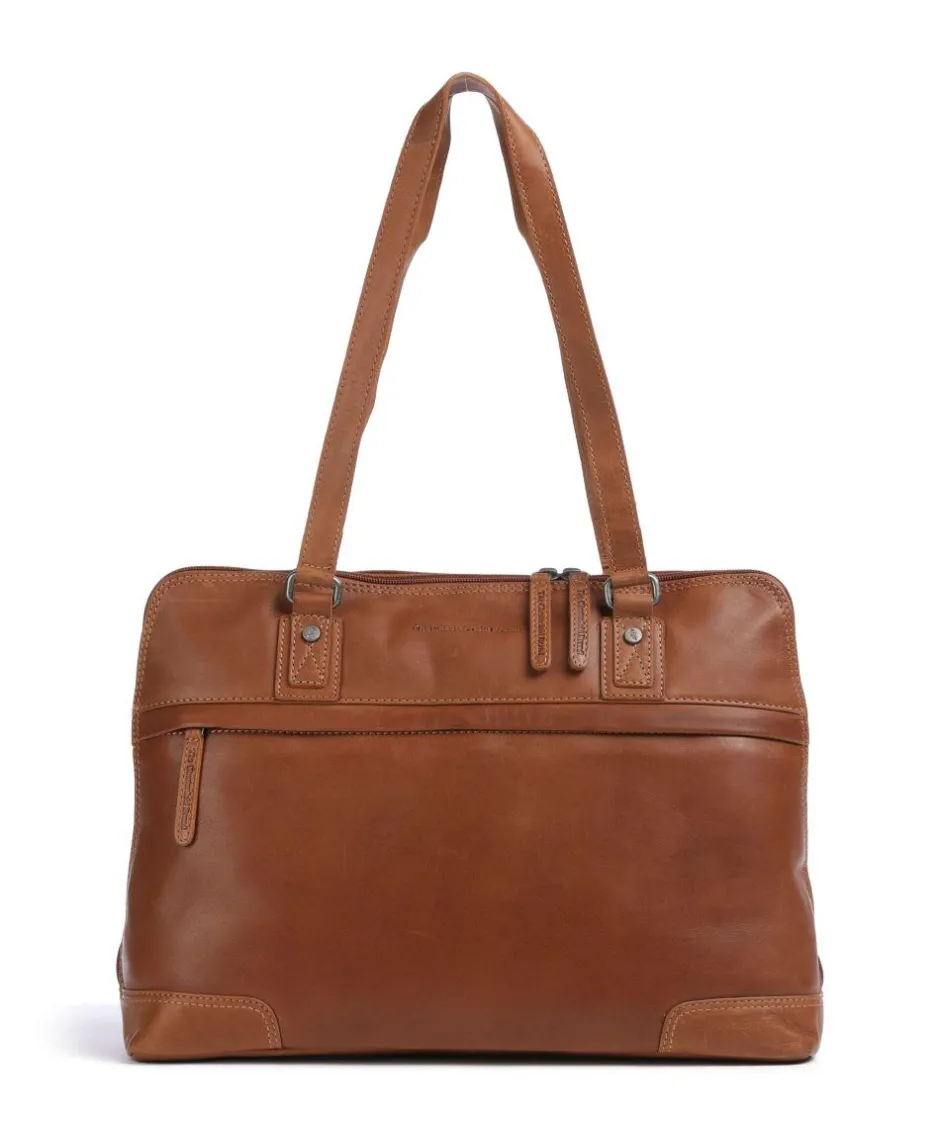 The Chesterfield Brand Shoulder Bags-Cow Wax Pull Up Branson Shoulder bag 14″ cow leather