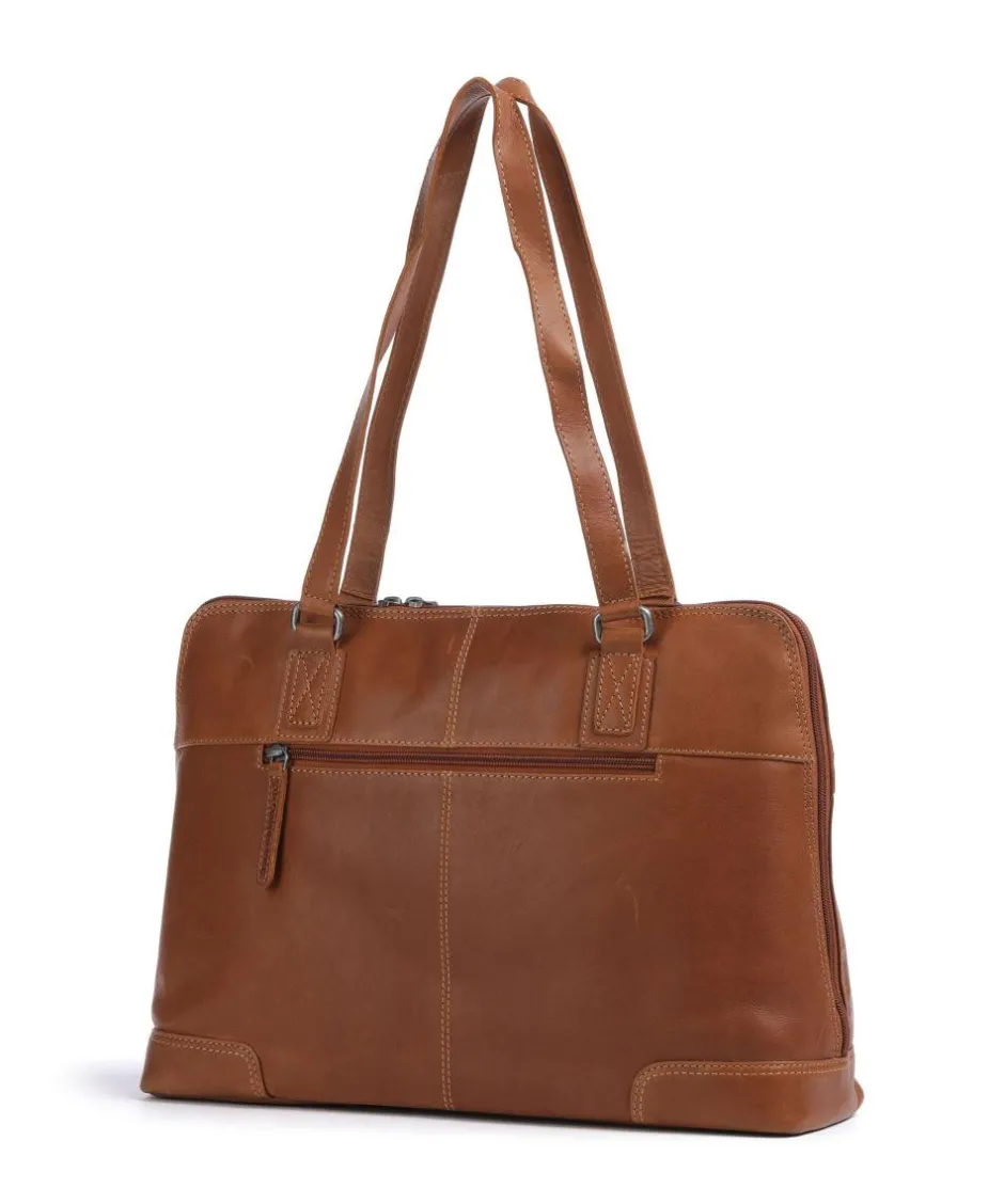 The Chesterfield Brand Shoulder Bags-Cow Wax Pull Up Branson Shoulder bag 14″ cow leather