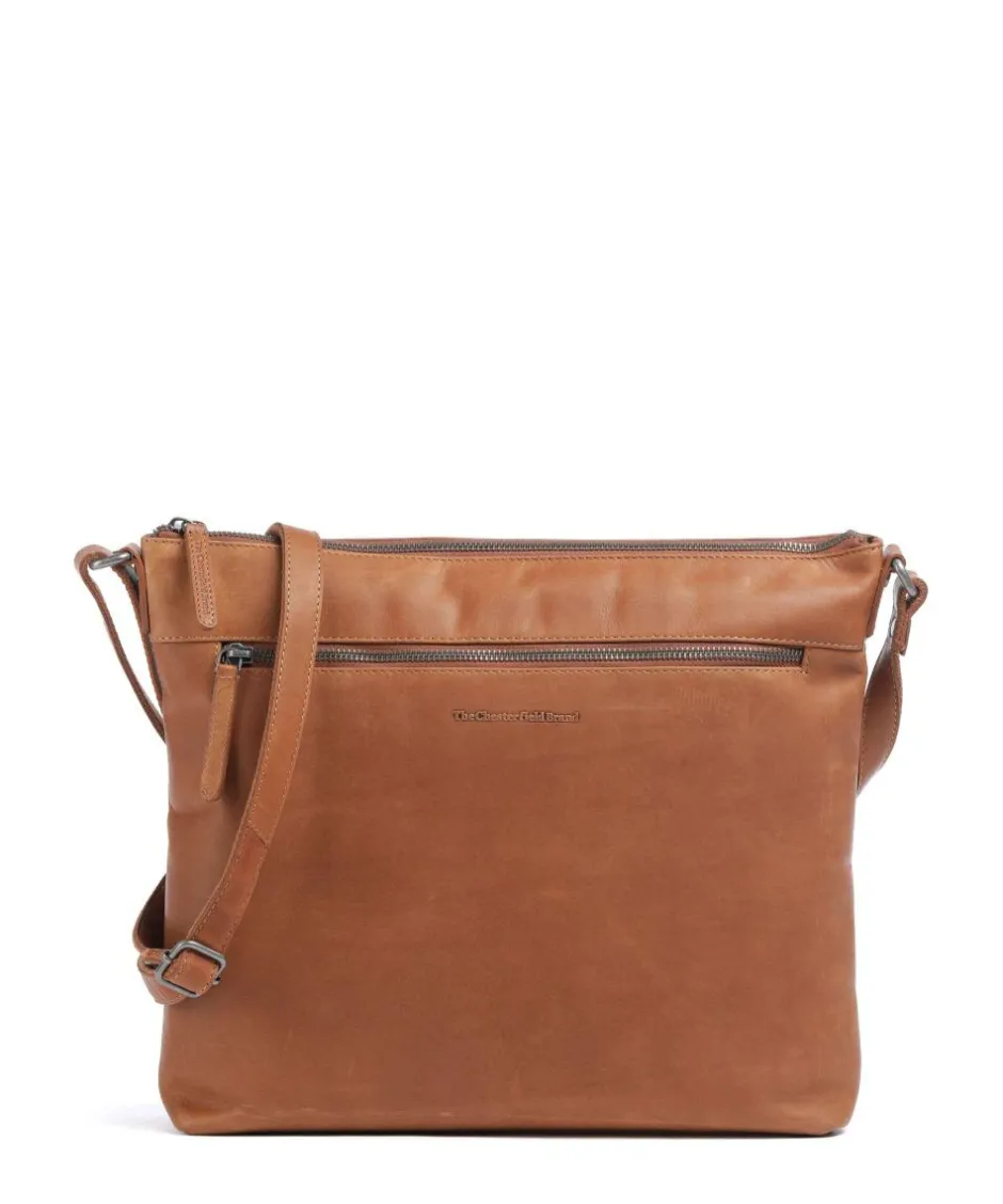 The Chesterfield Brand Crossbody Bags-Cow Wax Pull Up Cartagena Crossbody bag cow leather