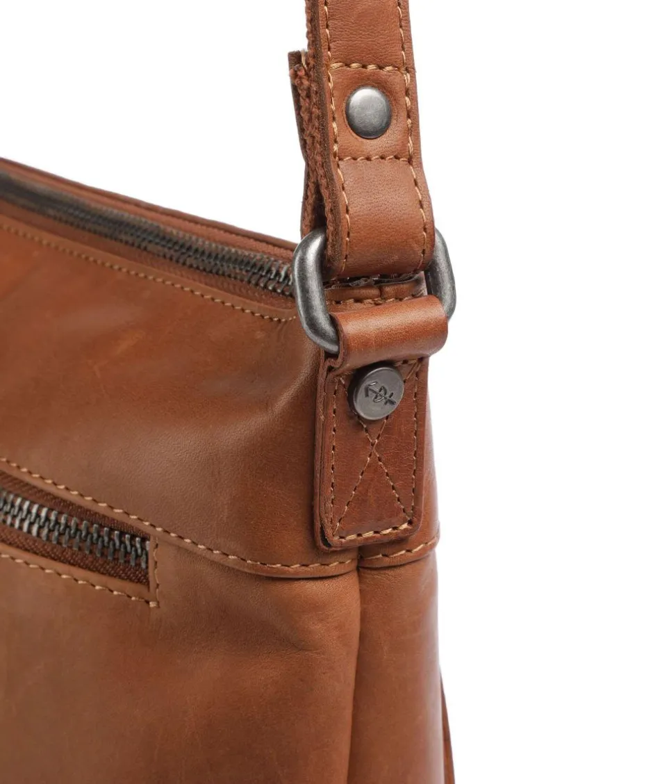 The Chesterfield Brand Crossbody Bags-Cow Wax Pull Up Cartagena Crossbody bag cow leather