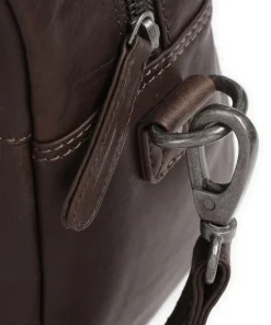 The Chesterfield Brand Handbags-Cow Wax Pull Up Dover Handbag fine grain leather