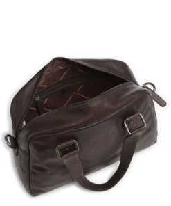 The Chesterfield Brand Handbags-Cow Wax Pull Up Dover Handbag fine grain leather