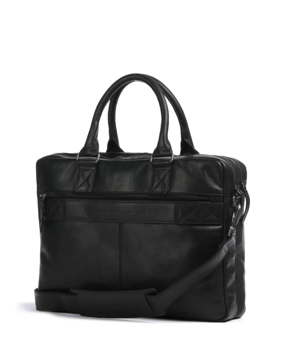 The Chesterfield Brand Business- & Laptop Bags-Cow Wax Pull Up Fabian Briefcase 15″ cow leather