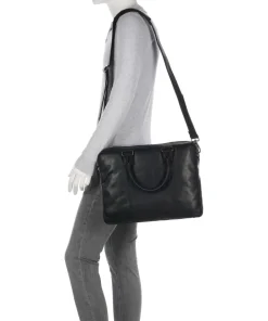 The Chesterfield Brand Business- & Laptop Bags-Cow Wax Pull Up Fabian Briefcase 15″ cow leather