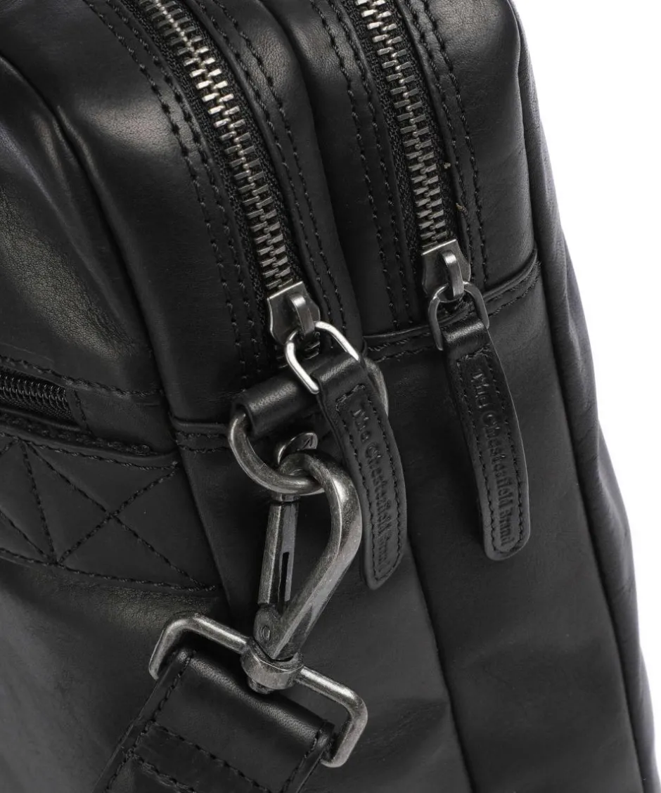 The Chesterfield Brand Business- & Laptop Bags-Cow Wax Pull Up Fabian Briefcase 15″ cow leather