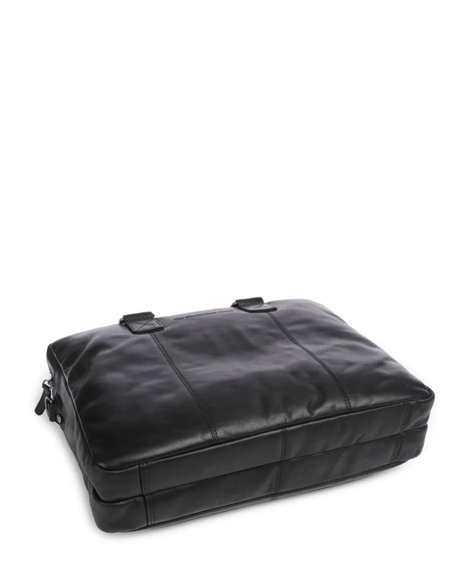 The Chesterfield Brand Business- & Laptop Bags-Cow Wax Pull Up Fabian Briefcase 15″ cow leather