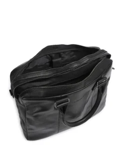 The Chesterfield Brand Business- & Laptop Bags-Cow Wax Pull Up Fabian Briefcase 15″ cow leather