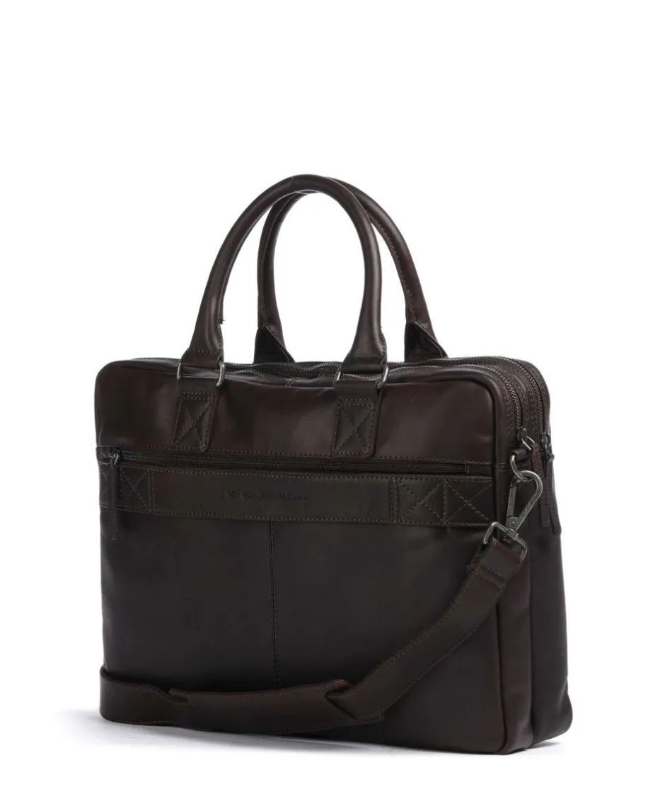 The Chesterfield Brand Business- & Laptop Bags-Cow Wax Pull Up Fabian Briefcase 15″ cow leather