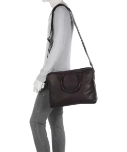 The Chesterfield Brand Business- & Laptop Bags-Cow Wax Pull Up Fabian Briefcase 15″ cow leather
