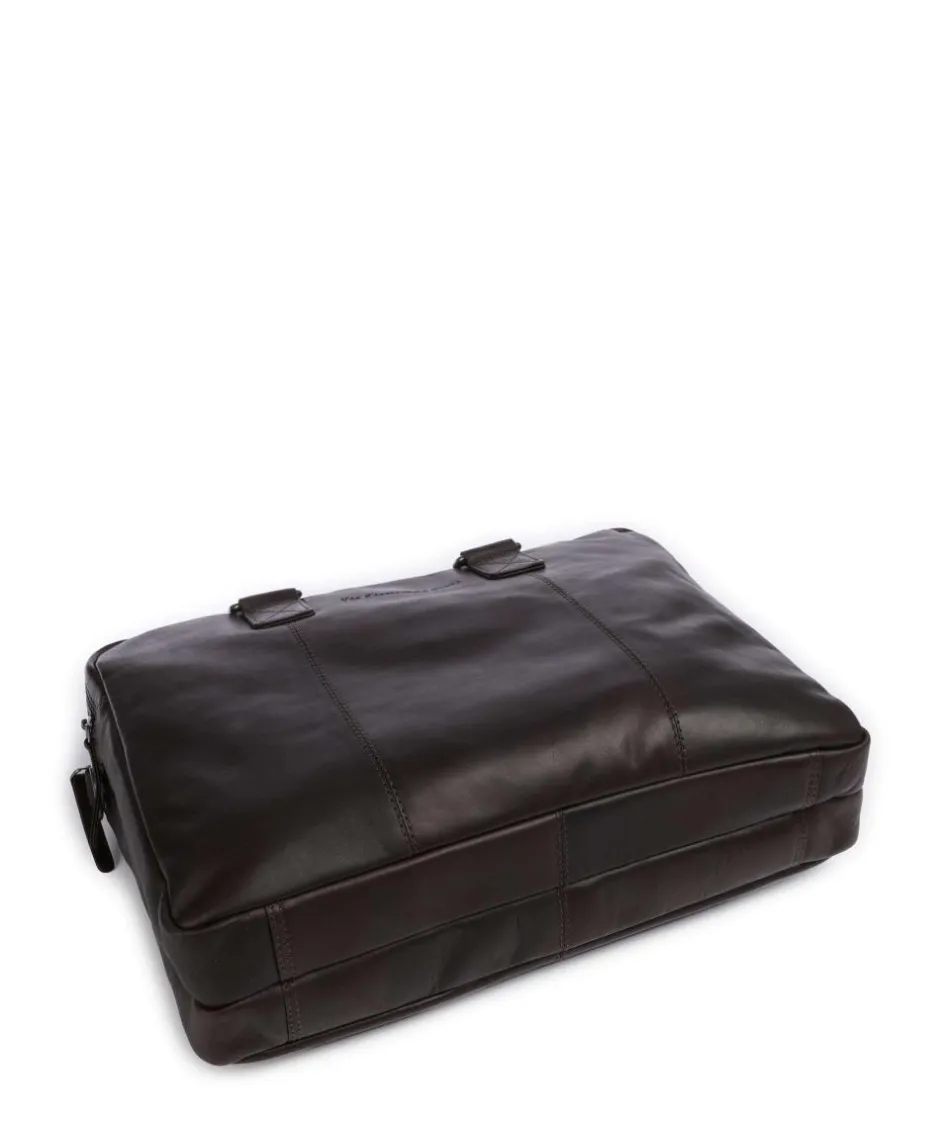 The Chesterfield Brand Business- & Laptop Bags-Cow Wax Pull Up Fabian Briefcase 15″ cow leather