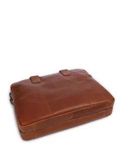 The Chesterfield Brand Business- & Laptop Bags-Cow Wax Pull Up Fabian Briefcase 15″ cow leather