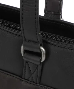 The Chesterfield Brand Tote Bags-Cow Wax Pull Up Fidenza Tote bag 15″ pull-up cow leather