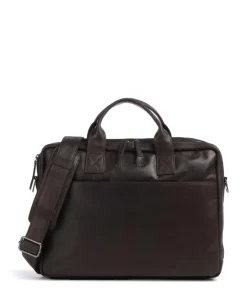 The Chesterfield Brand Business- & Laptop Bags-Cow Wax Pull Up Frazer Briefcase 15″ cow leather