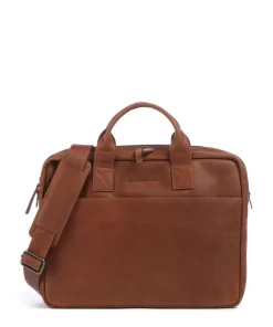 The Chesterfield Brand Business- & Laptop Bags-Cow Wax Pull Up Frazer Briefcase 15″ cow leather