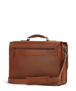 The Chesterfield Brand Business- & Laptop Bags-Cow Wax Pull Up Glenwood Briefcase 17″ cow leather