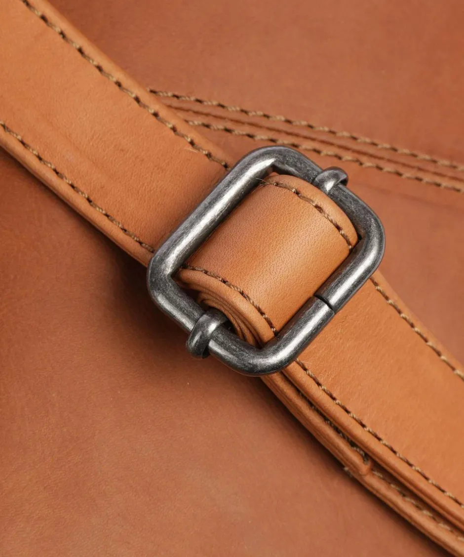 The Chesterfield Brand Crossbody Bags-Cow Wax Pull Up Henderson Crossbody bag fine grain leather