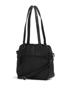 The Chesterfield Brand Shoulder Bags-Cow Wax Pull Up Porlezza Shoulder bag 10″ pull-up cow leather
