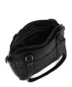 The Chesterfield Brand Shoulder Bags-Cow Wax Pull Up Porlezza Shoulder bag 10″ pull-up cow leather
