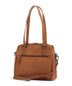 The Chesterfield Brand Shoulder Bags-Cow Wax Pull Up Porlezza Shoulder bag 10″ pull-up cow leather