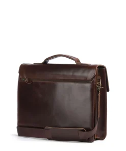 Buckle & Seam Business- & Laptop Bags-Crazy Horse Notes Briefcase 15″ cow leather