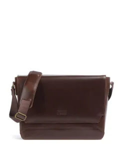 Buckle & Seam Business- & Laptop Bags|Crossbody Bags-Crazy Horse Times Messenger bag 13″ fine grain cow leather