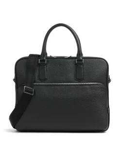 BOSS Business- & Laptop Bags-Crosstown Briefcase 14″ grained cow leather