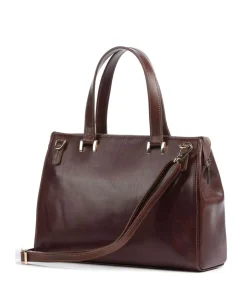 Giudi Handbags-Crown Handbag fine grain cow leather
