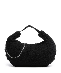 Núnoo Shoulder Bags|Hobo Bags-Curls Dagmar Hobo bag cotton, faux fur