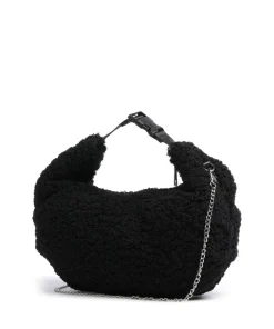Núnoo Shoulder Bags|Hobo Bags-Curls Dagmar Hobo bag cotton, faux fur