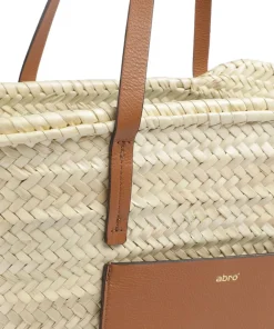 Abro Tote Bags-Dalia Gemma Tote bag bast