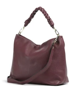Abro Shoulder Bags|Hobo Bags-Dalia Soley Hobo bag grained leather