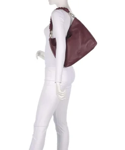 Abro Shoulder Bags|Hobo Bags-Dalia Soley Hobo bag grained leather