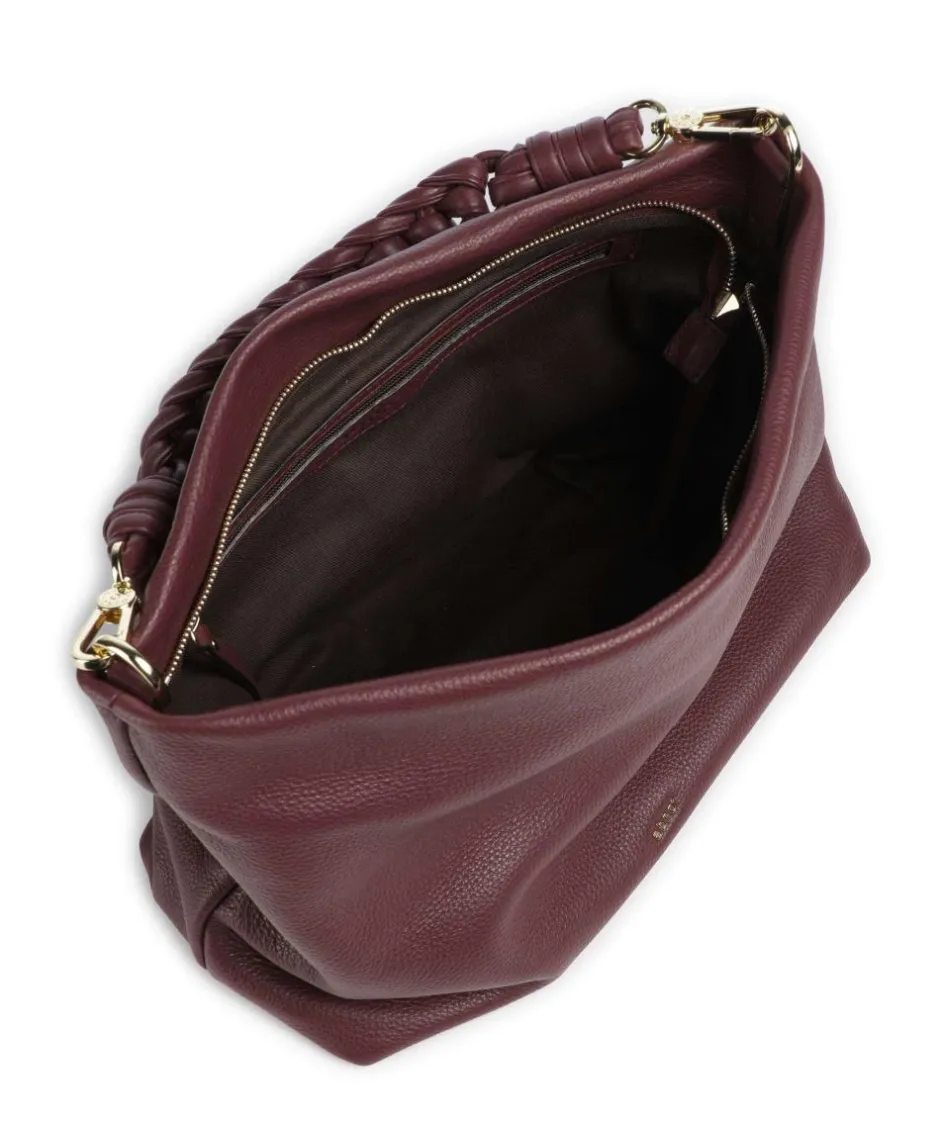 Abro Shoulder Bags|Hobo Bags-Dalia Soley Hobo bag grained leather