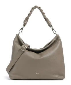 Abro Shoulder Bags|Hobo Bags-Dalia Soley Hobo bag grained leather