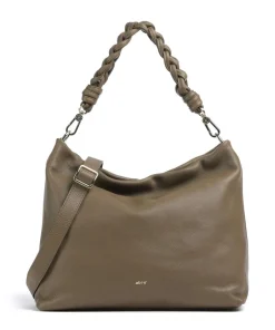 Abro Shoulder Bags|Hobo Bags-Dalia Soley Hobo bag grained leather