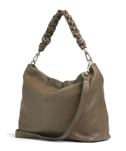 Abro Shoulder Bags|Hobo Bags-Dalia Soley Hobo bag grained leather