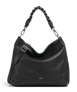 Abro Shoulder Bags|Hobo Bags-Dalia Soley Hobo bag grained leather