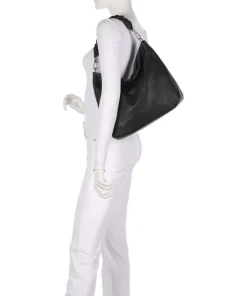 Abro Shoulder Bags|Hobo Bags-Dalia Soley Hobo bag grained leather