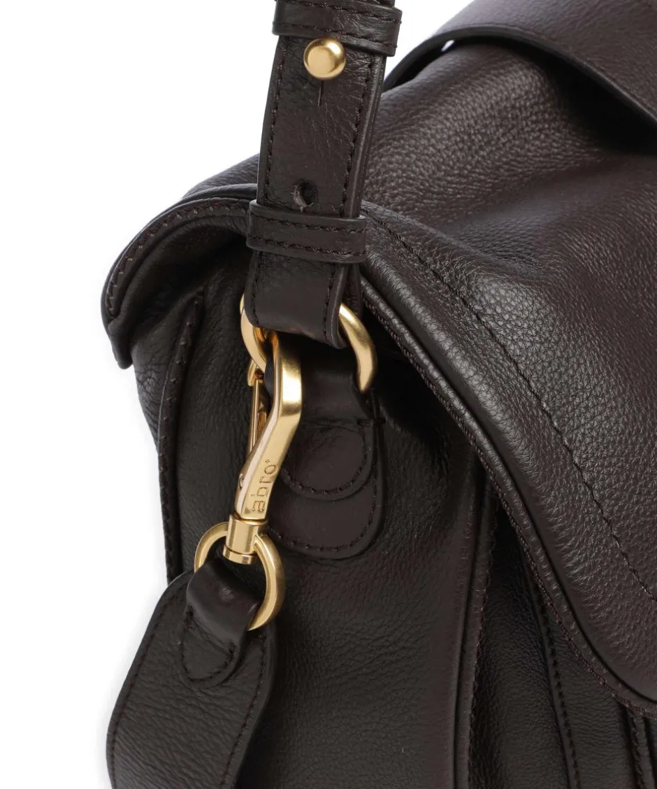 Abro Shoulder Bags|Hobo Bags-Dalia Star Saddle Hobo bag grained leather