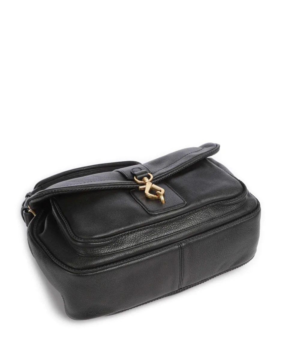 Abro Shoulder Bags|Hobo Bags-Dalia Star Saddle Hobo bag grained leather