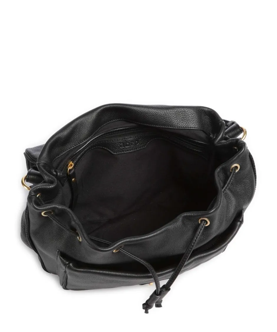 Abro Shoulder Bags|Hobo Bags-Dalia Star Saddle Hobo bag grained leather