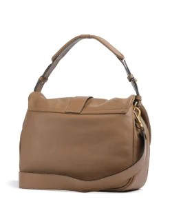 Abro Shoulder Bags|Hobo Bags-Dalia Star Saddle Hobo bag grained leather