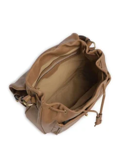 Abro Shoulder Bags|Hobo Bags-Dalia Star Saddle Hobo bag grained leather