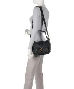 Abro Shoulder Bags-Dalia Star Saddle Shoulder bag grained leather