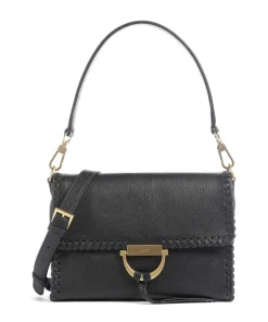 Abro Shoulder Bags|Crossbody Bags-Dalia Temi Stitch Shoulder bag grained leather