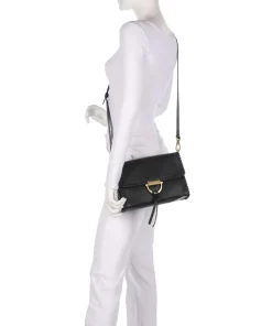 Abro Shoulder Bags|Crossbody Bags-Dalia Temi Stitch Shoulder bag grained leather