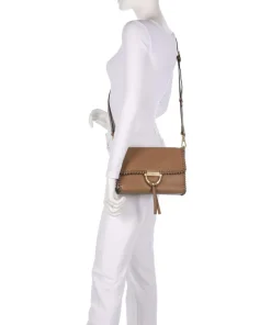 Abro Shoulder Bags|Crossbody Bags-Dalia Temi Stitch Shoulder bag grained leather